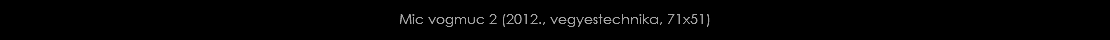 Mic vogmuc 2 (2012., vegyestechnika, 71x51)